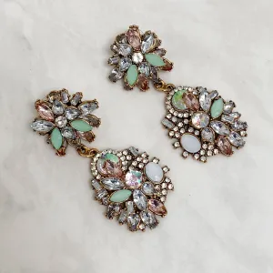 ASHA Pastel Rhinestone Earrings