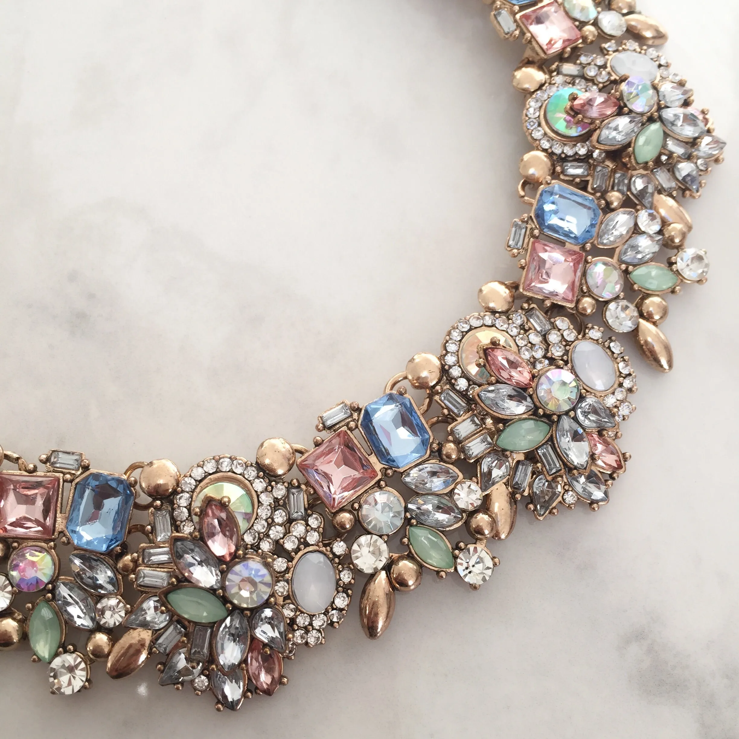 ASHA Pastel Statement Necklace