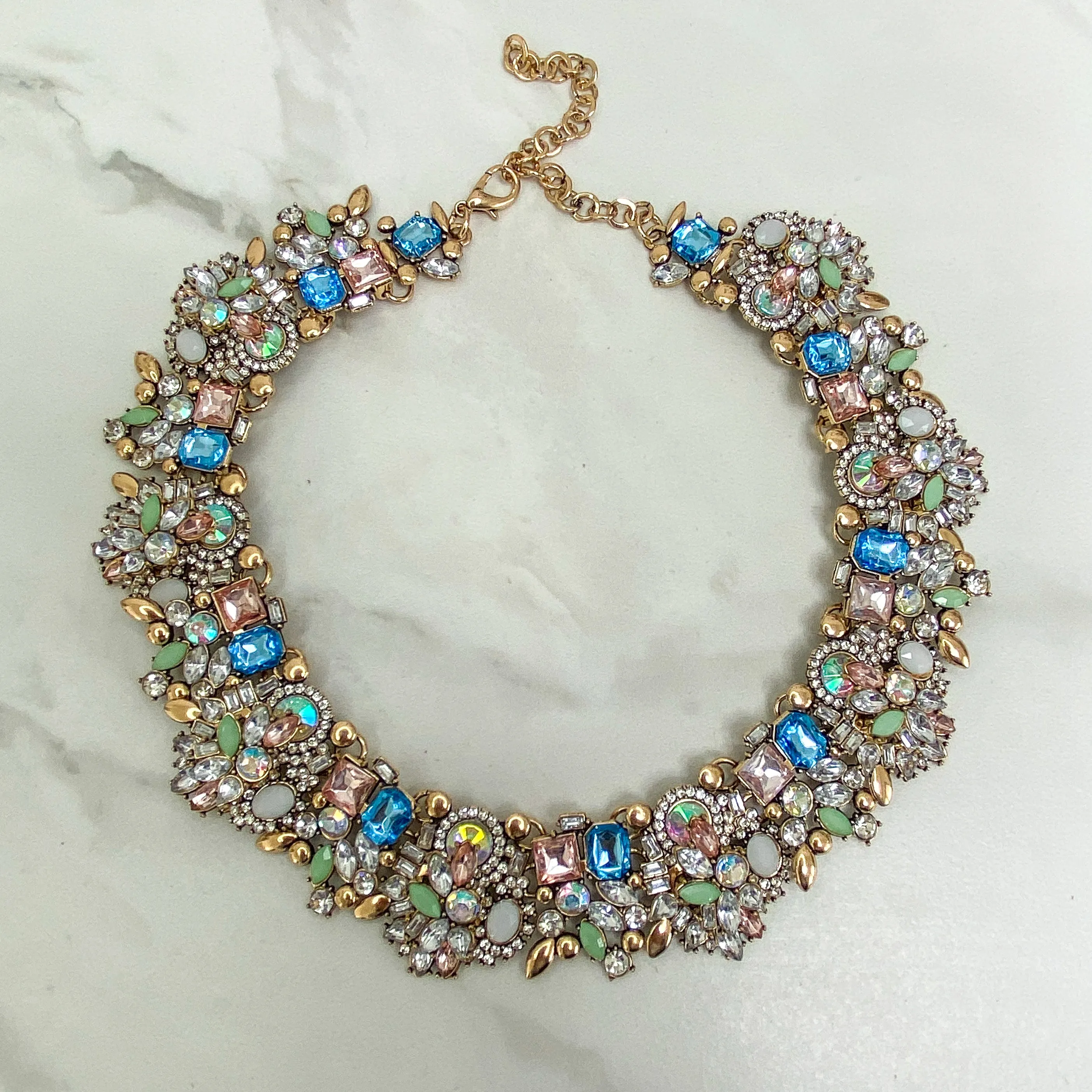 ASHA Pastel Statement Necklace