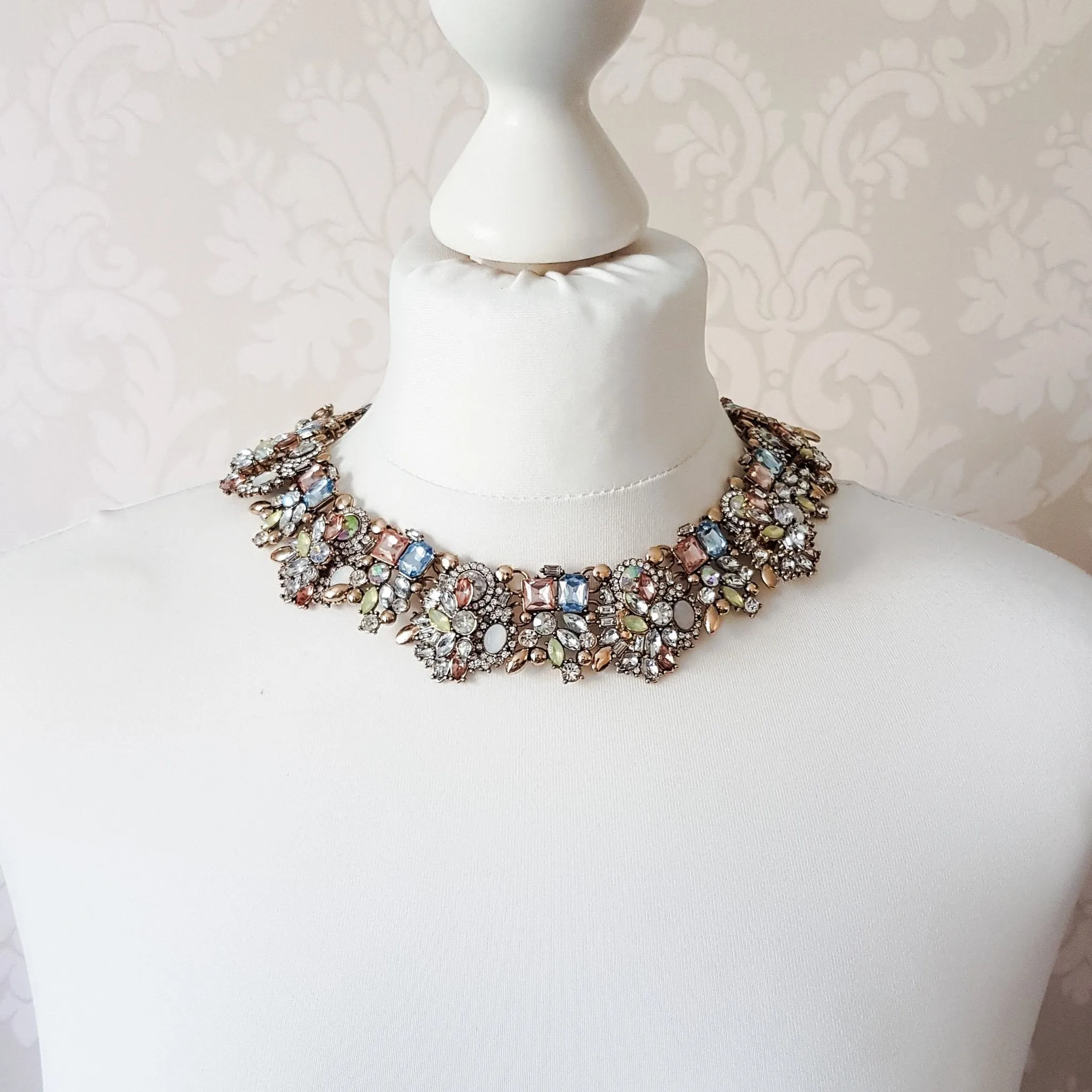 ASHA Pastel Statement Necklace