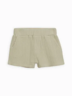 Ashby Muslin Shorts - Sage