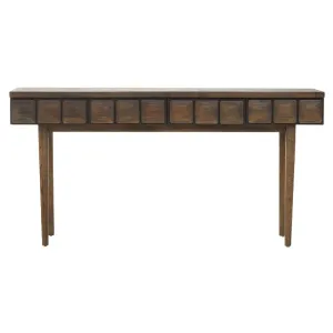 Asher Console Table in Oak Wood