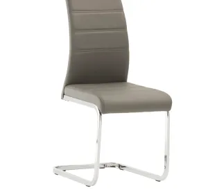 Ashgrove Furnishings  Sora Grey Dining Chair - Stylish Grey Dining Chair from Sora Range