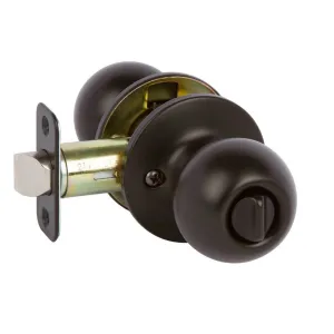 Ashland Privacy Door Knob, Matte Black