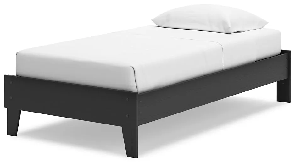 Ashley Express - Socalle Twin Platform Bed with Dresser and Nightstand