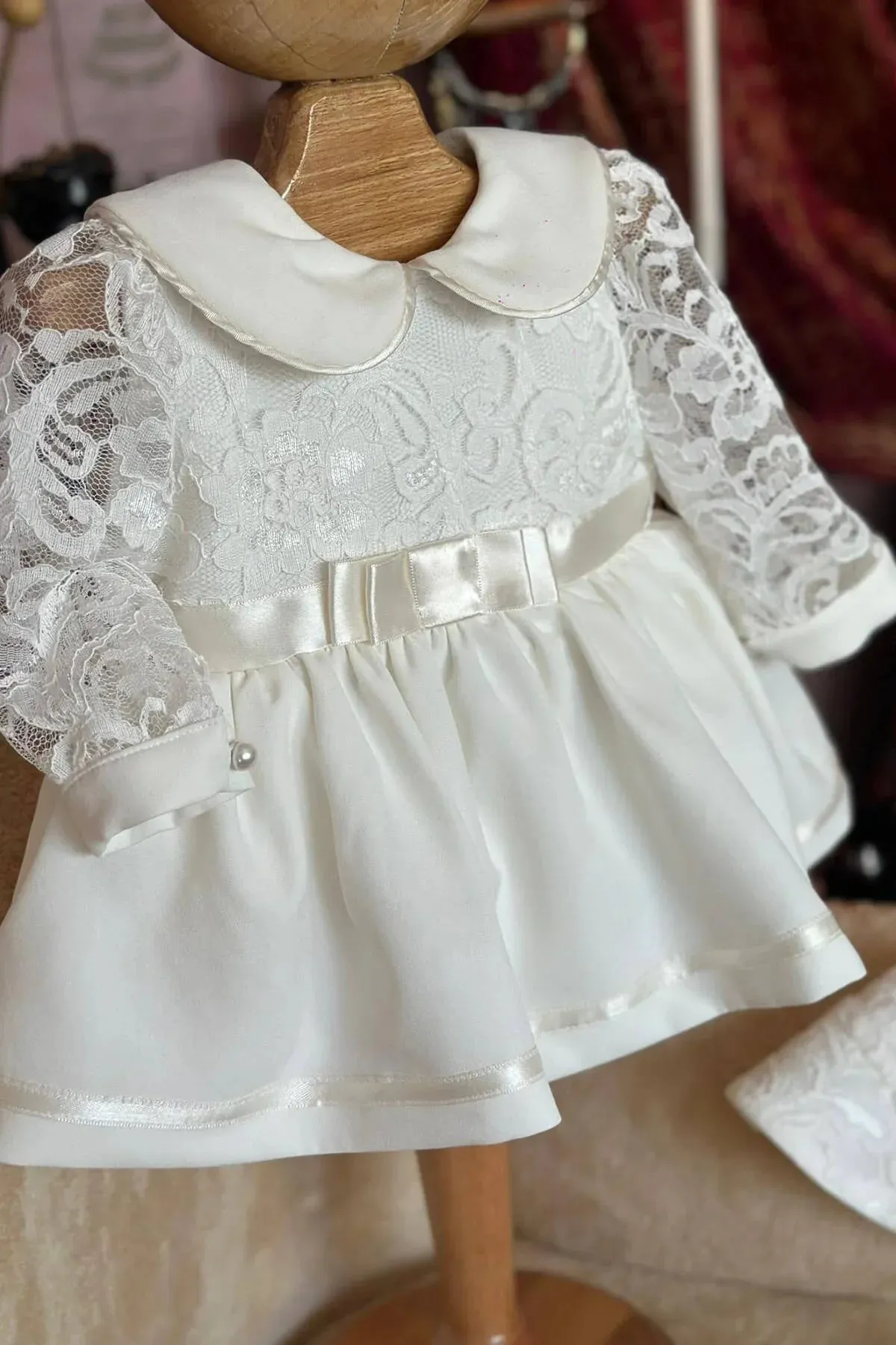 Ashley Girl Baptism Gown Set