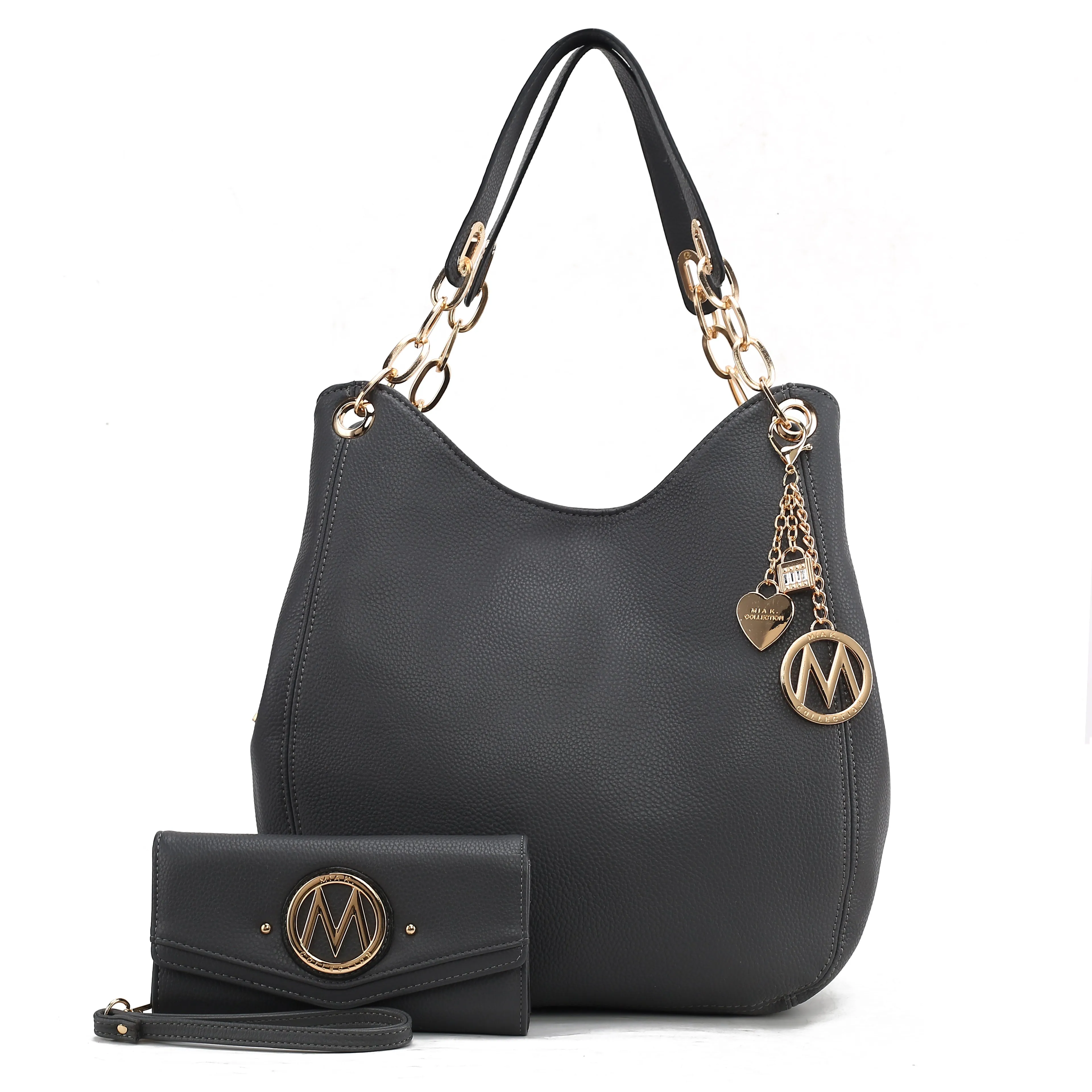 Ashley Hobo Bag and Wallet Set