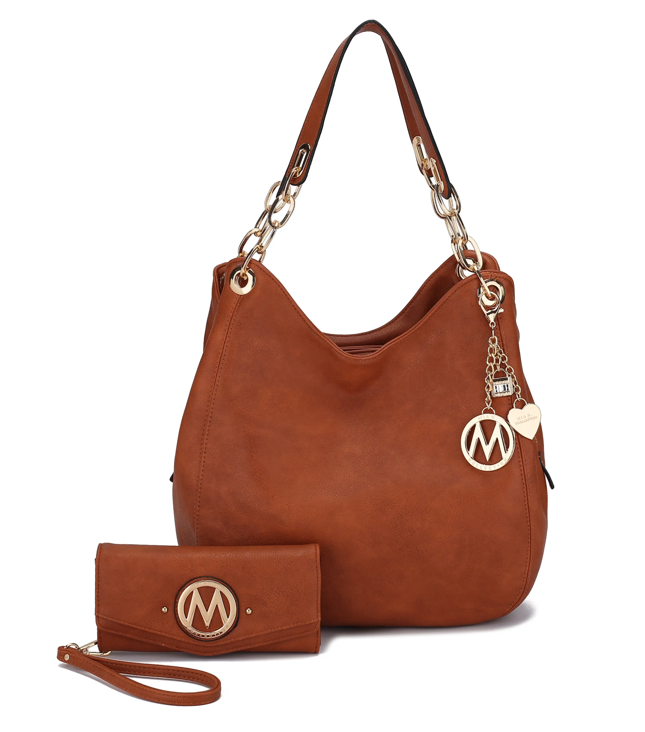 Ashley Hobo Bag and Wallet Set