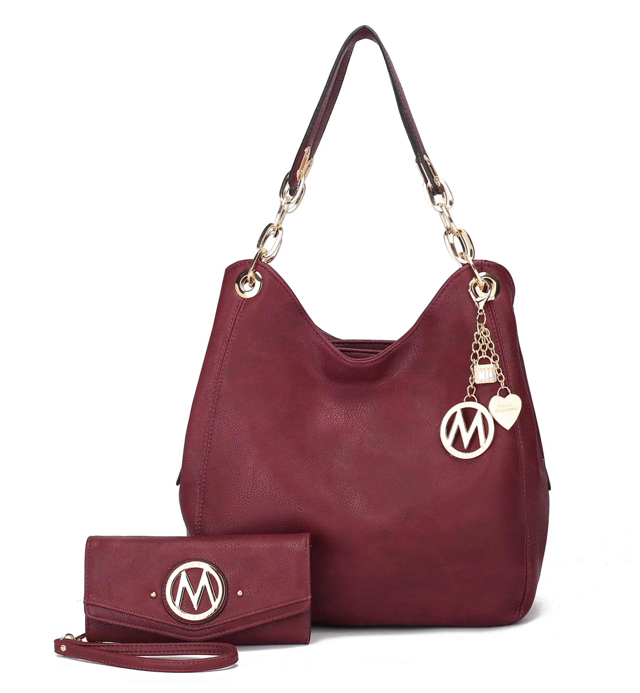 Ashley Hobo Bag and Wallet Set