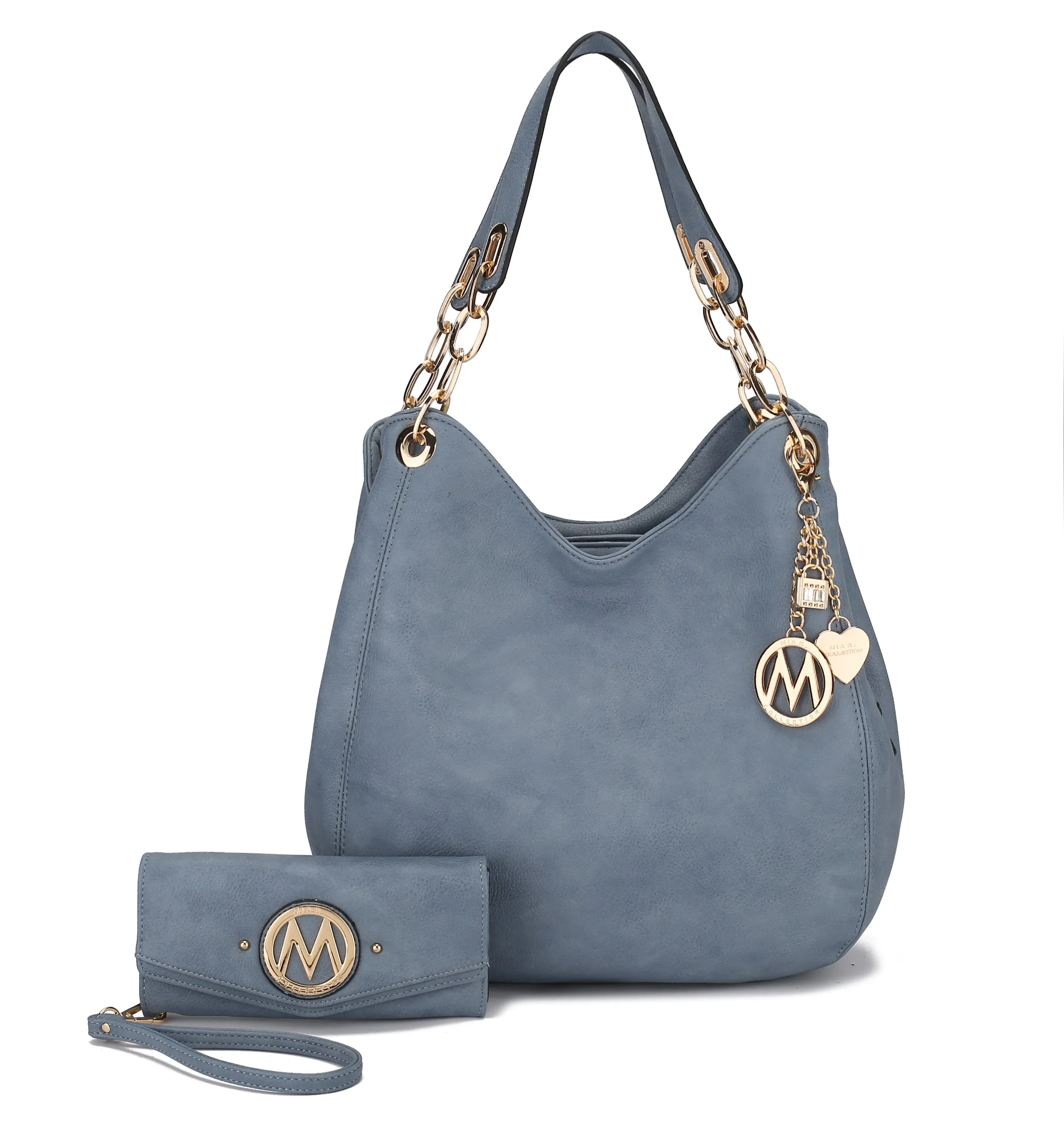 Ashley Hobo Bag and Wallet Set