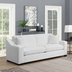 Ashlyn Upholstered Sloped Arms Sofa White