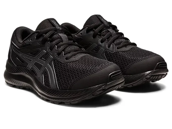 ASICS Contend 8 GS - Kids - BLACK/CARRIER GREY