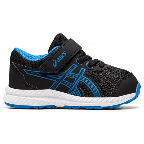 ASICS Contend 8 TS - Kids - Black/Electric Blue