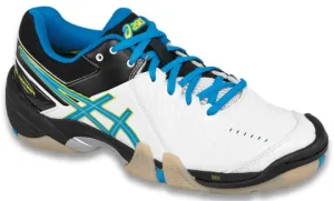 Asics Gel-Domain 3 Women's Court Shoes, White / Diva Blue