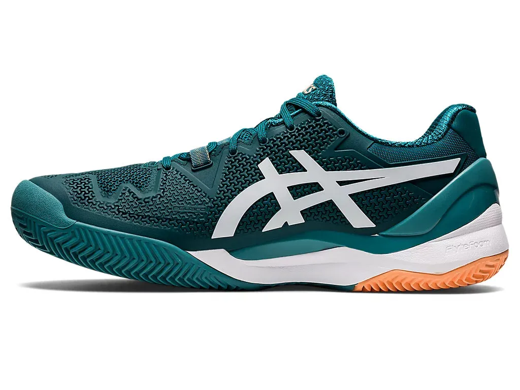 Asics Men's Gel-Resolution 8 CLAY/PADEL (Velvet Pine/White)