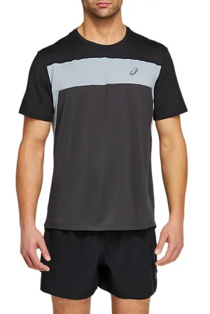 Asics Race Short Sleeve Top Black/Grey - T-Shirt 2011A781-003