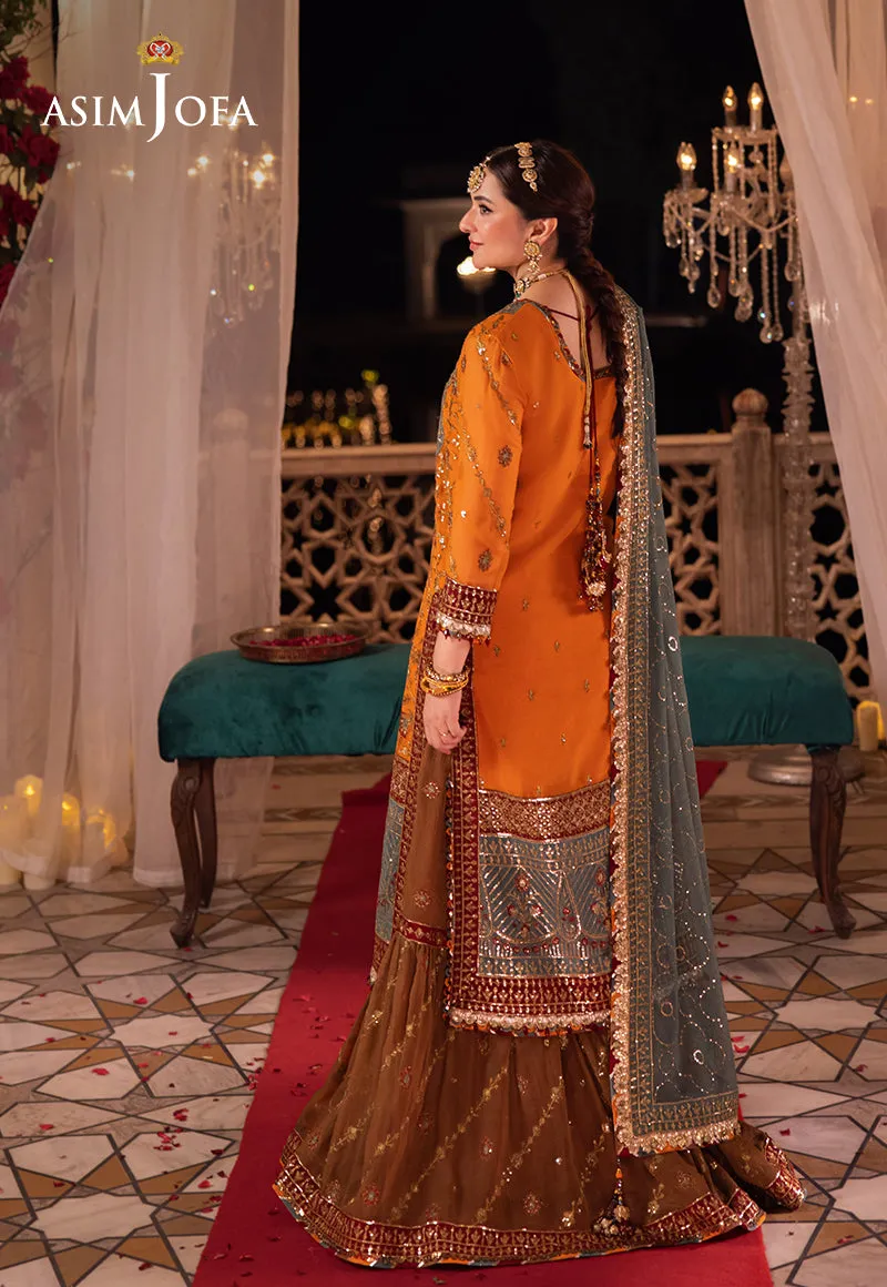 Asim Jofa Chandni Raatein Formals – AJCR-07 Embroidered Chiffon