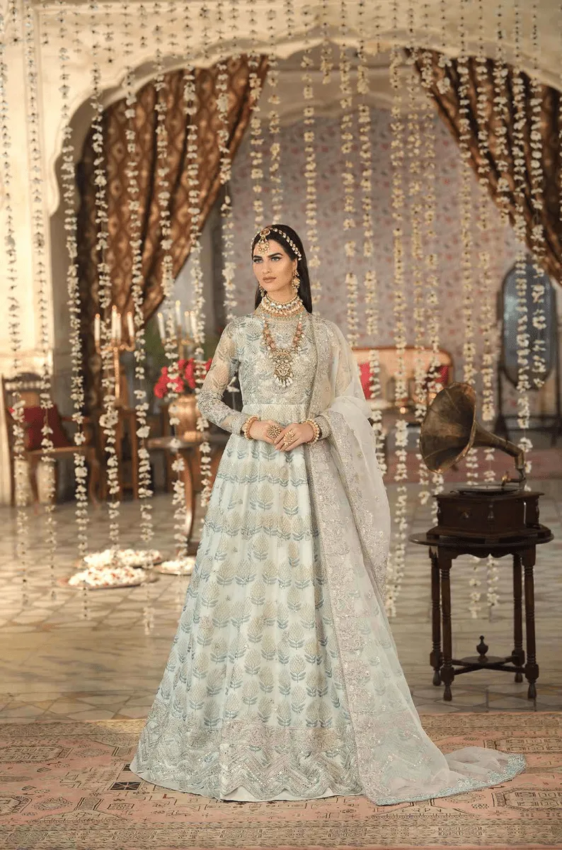 Asim Jofa Rasm Luxury Embroidered Organza Wedding Collection Unstitched 3 Piece AJR-04