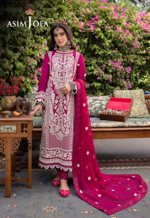 Asim Jofa Shadow Work Lawn Silk Collection – AJSW-18