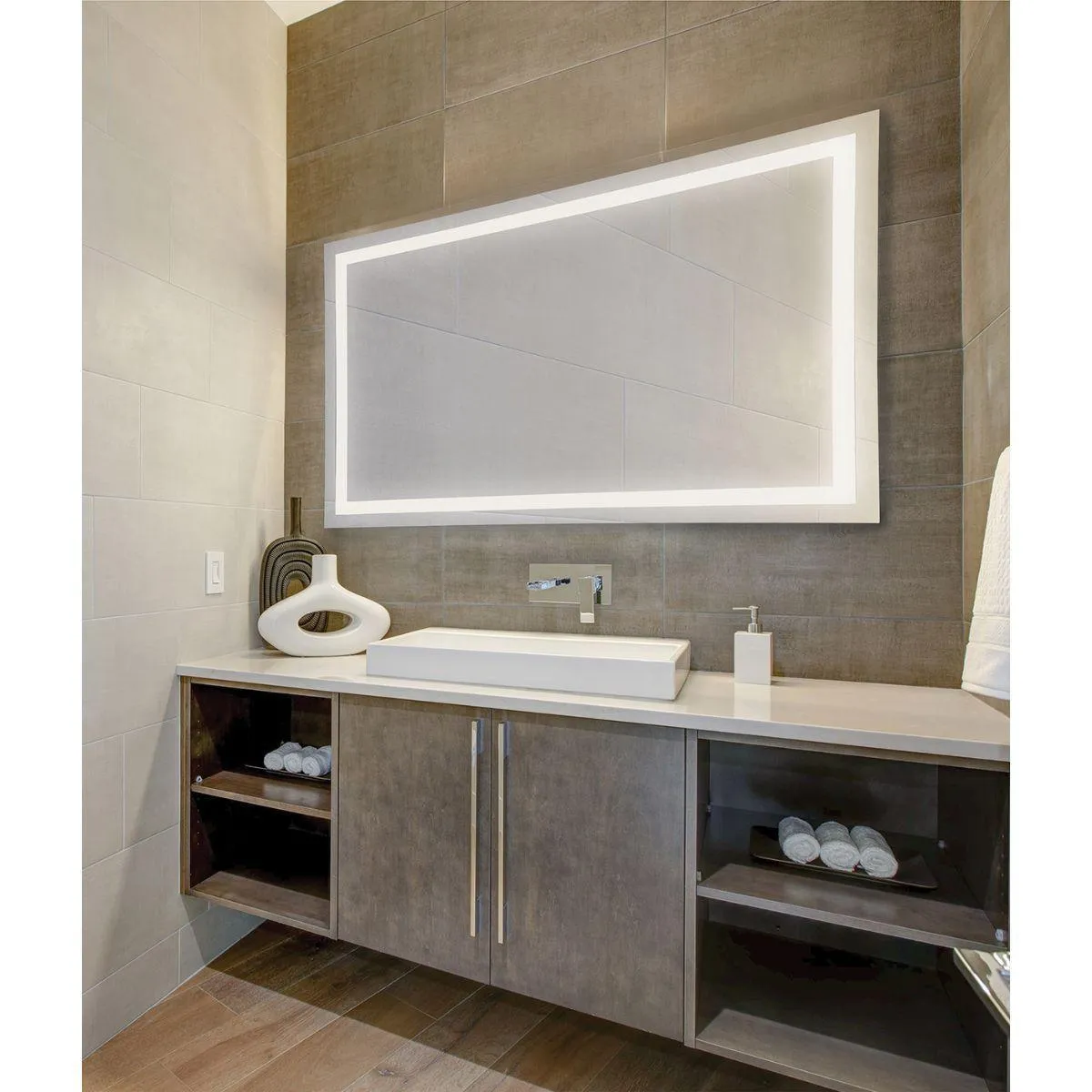 Aspen 36 In x 55 In. LED Wall Mirror