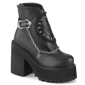 Assault-55 Heeled Boots - Matte Black