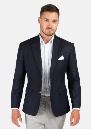 Astor Dark Navy Twill Jacket