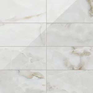 Astrid 12x24 Polished Porcelain Tile in Pearl