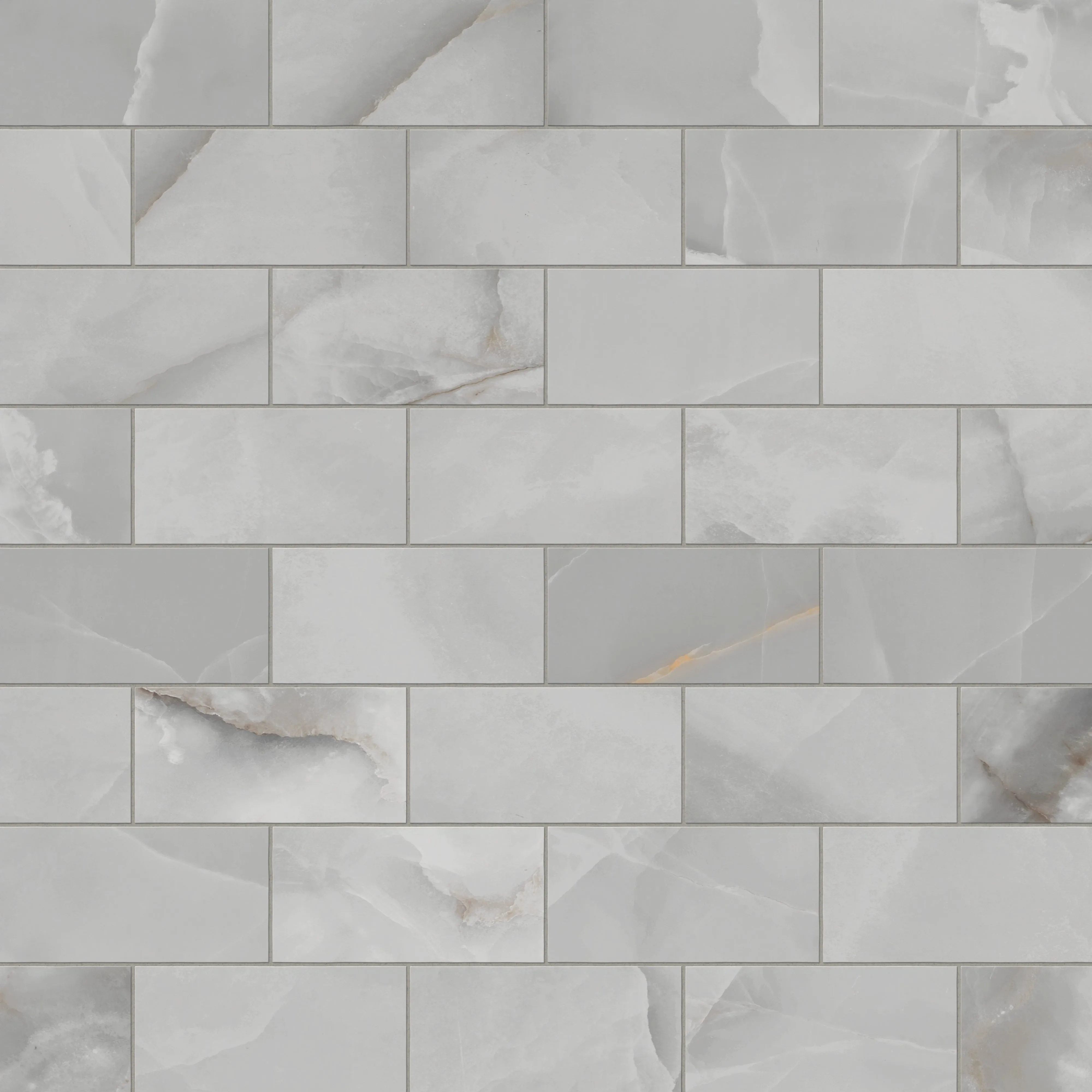 Astrid 3x6 Polished Porcelain Mosaic Tile in Slate