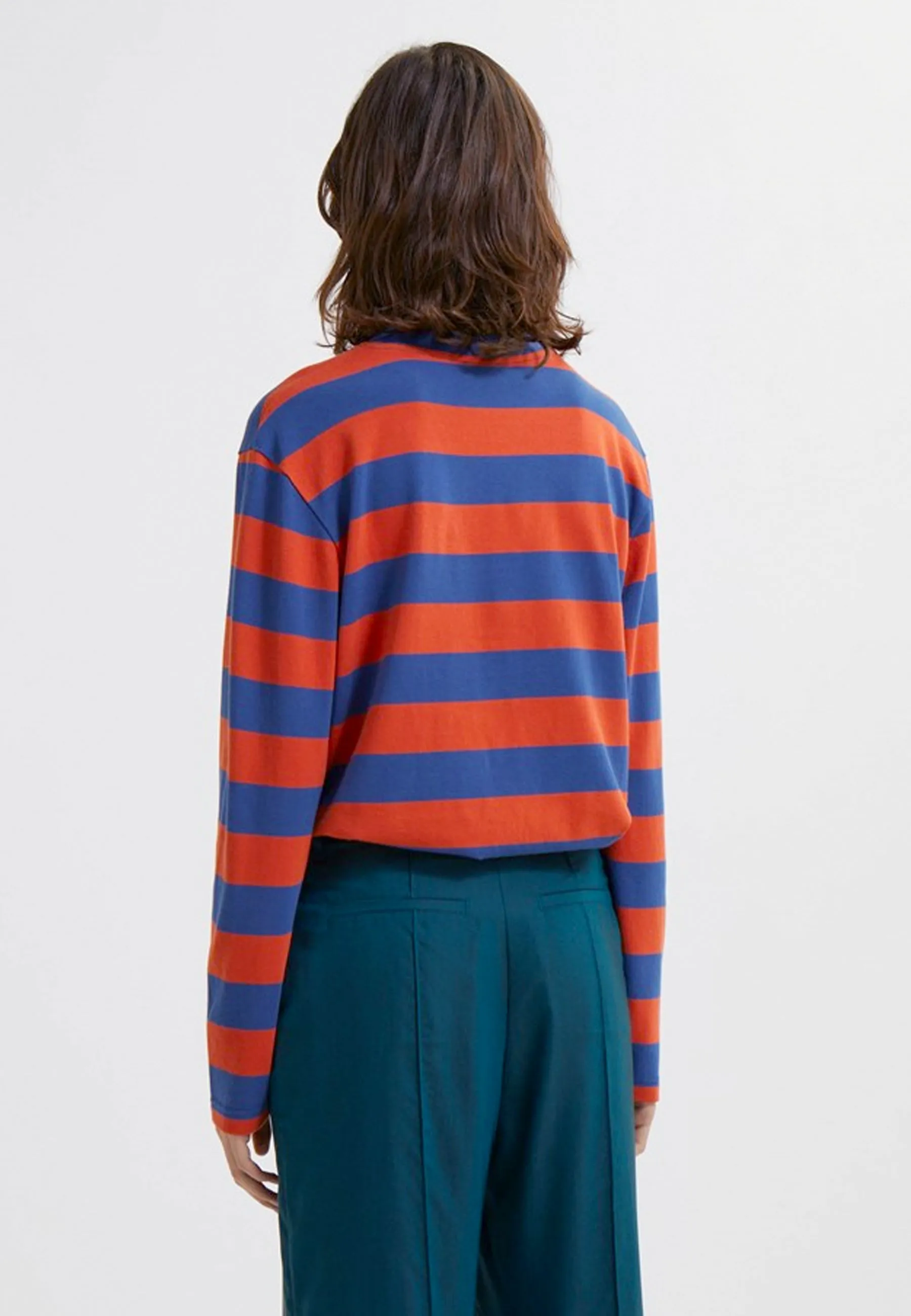 Astrid Stripe Long Sleeve - azure blue