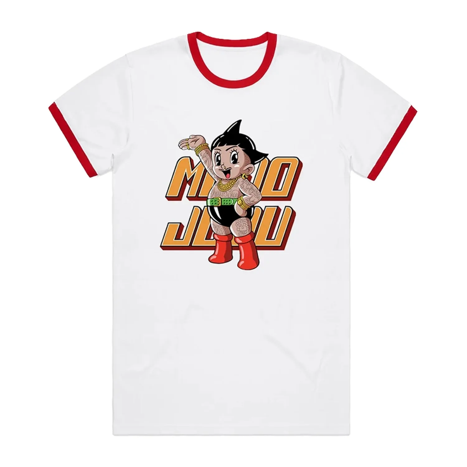 Astro Ringer Tee (Red/White)