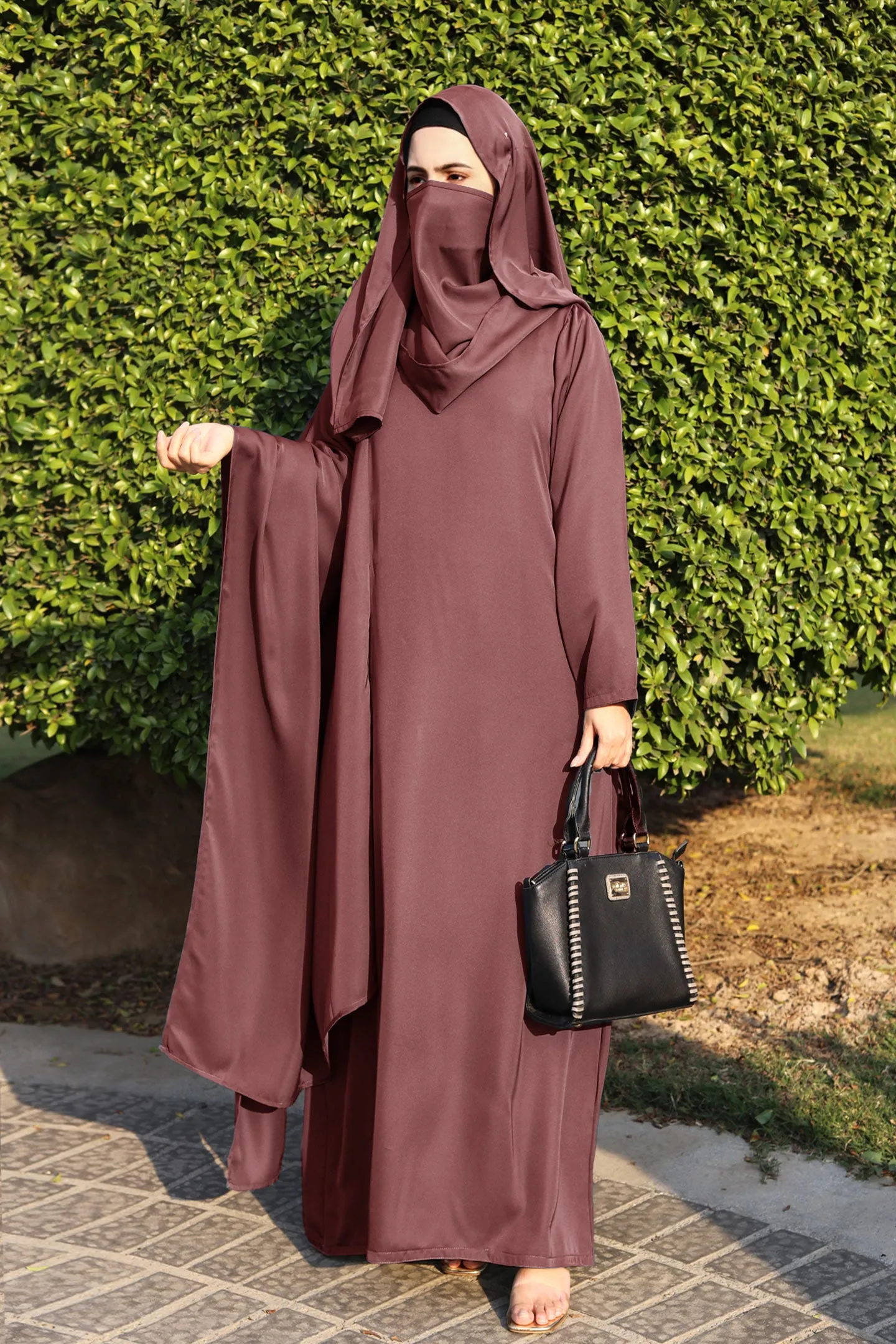 Asymmetric Butterfly Abaya and Hijaab