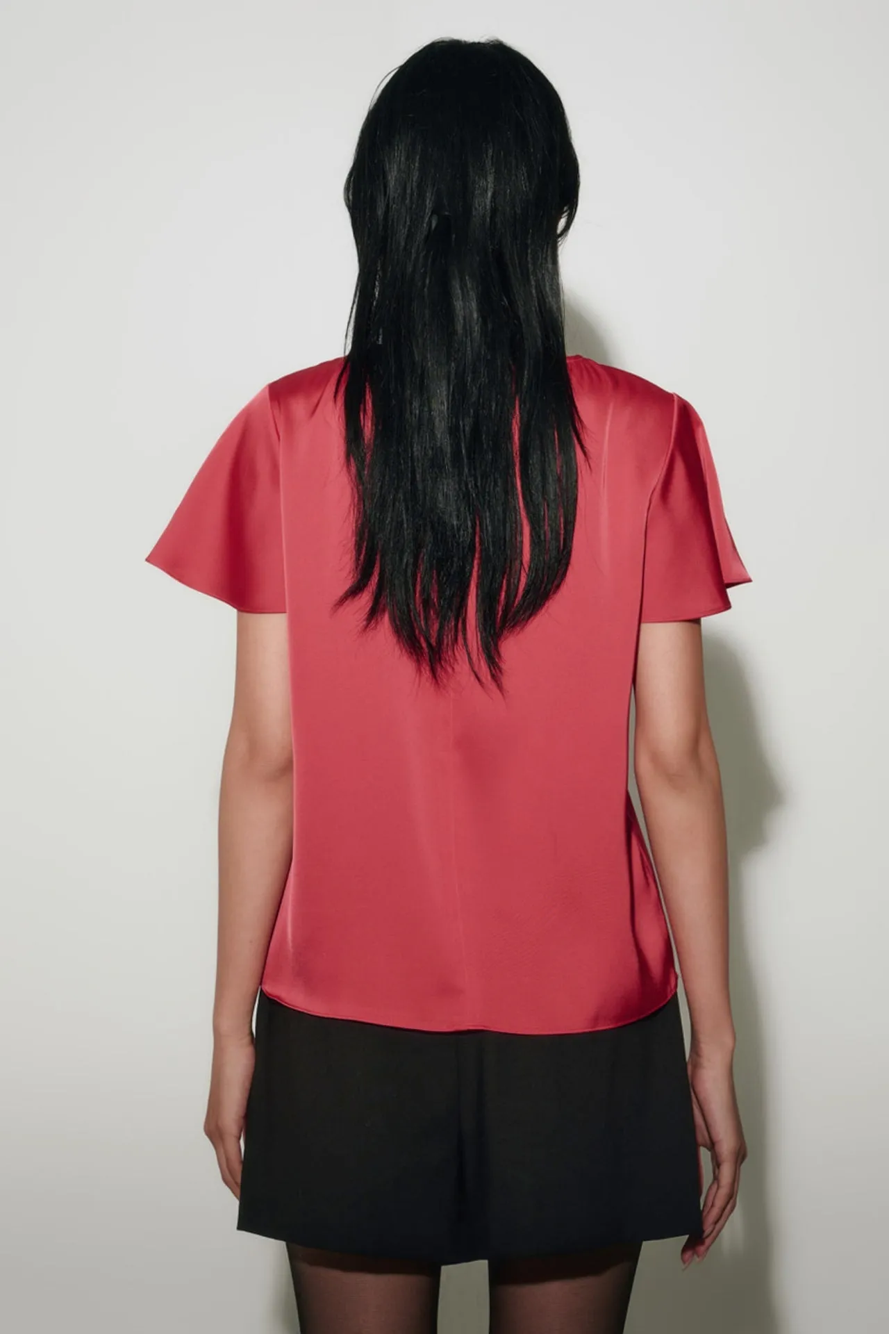 Asymmetric Layered Ruffles Blouse