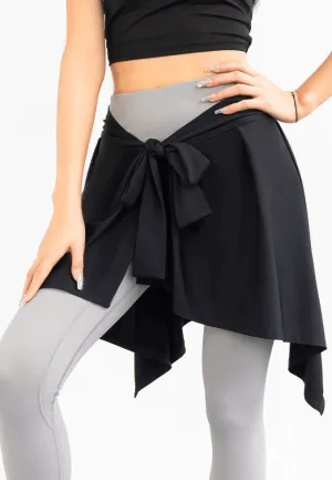 Asymmetric Quick-Drying Women's Tennis Skirt with Ties - SF0196