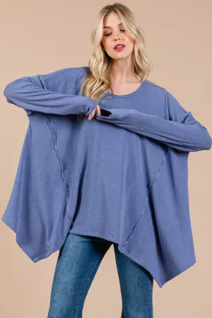 Asymmetrical Long Sleeve top