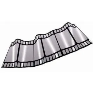 At the Movies Foil Wall Border Backdrop