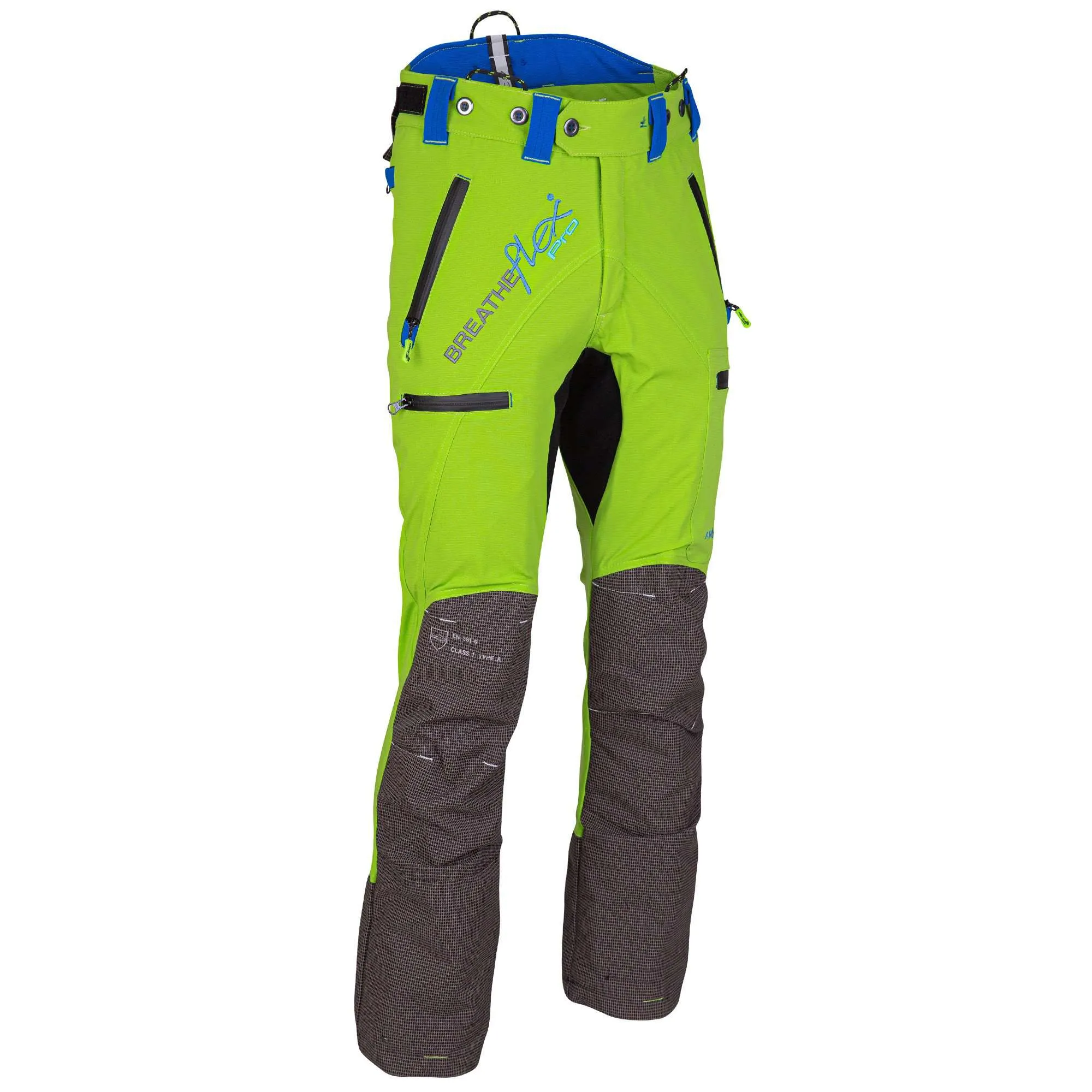 AT4070 Breatheflex Pro Chainsaw Trousers Design C Class 1 - Lime