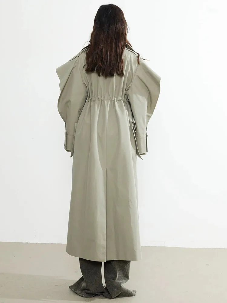 Atadi Drawstring Trench Coat