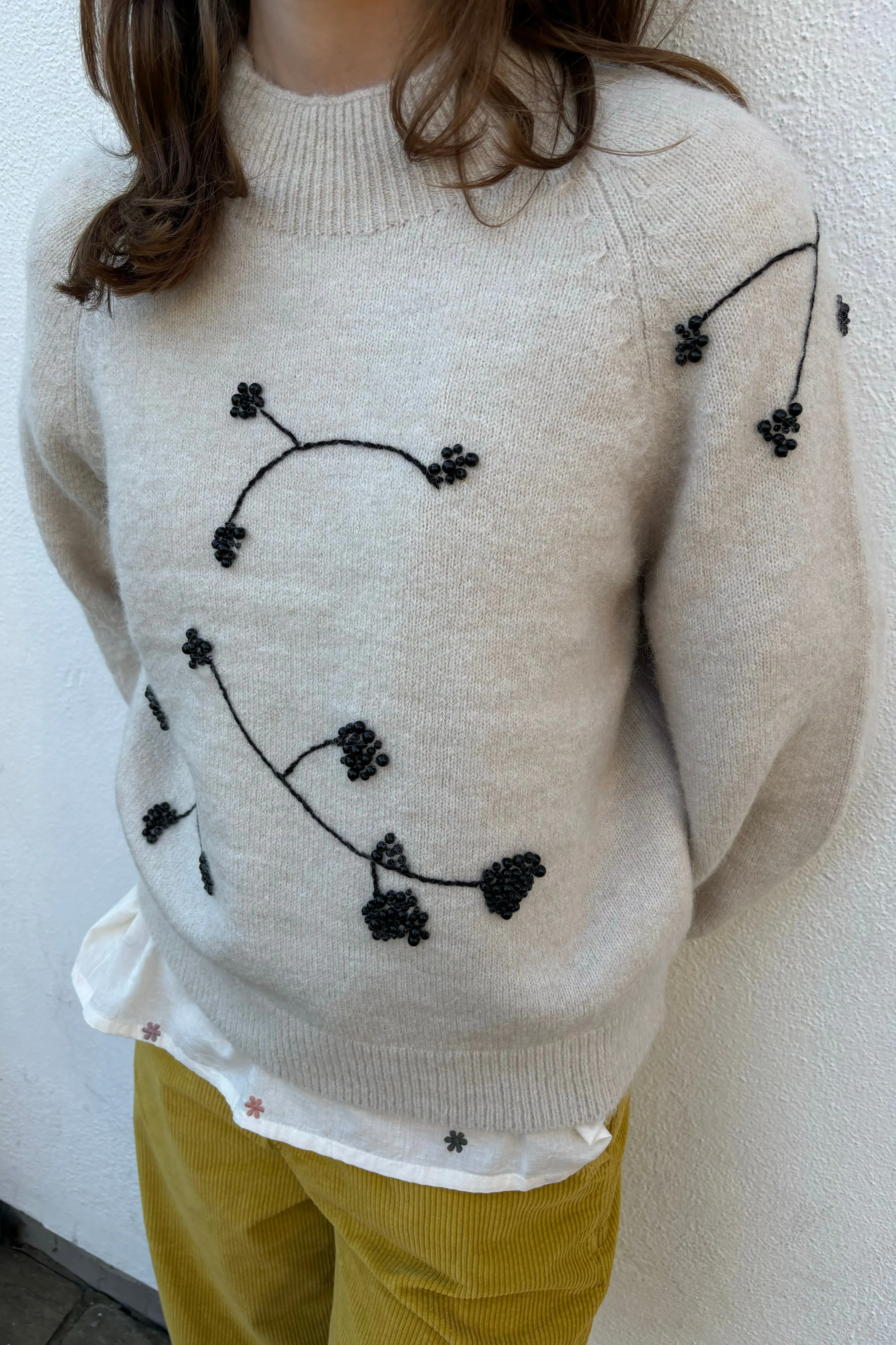 Atelier Reve Morris Birch Embroidered Jumper