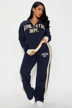 Athletic Dept. Fleece Pant Set - Navy