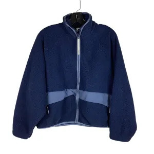 Athletic Jacket By Nike Apparel In Blue, Size: M