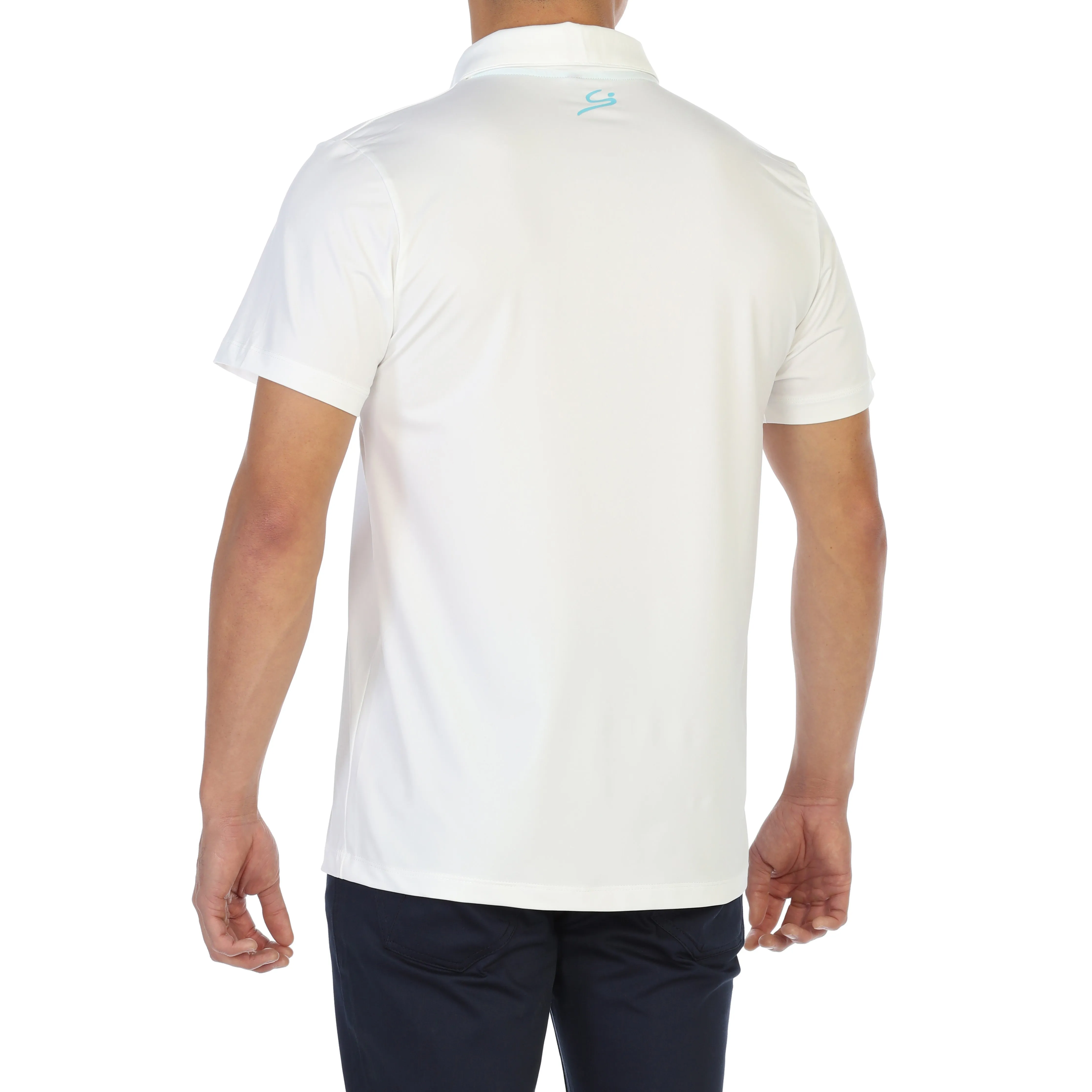 Athletic Polo Shirt White