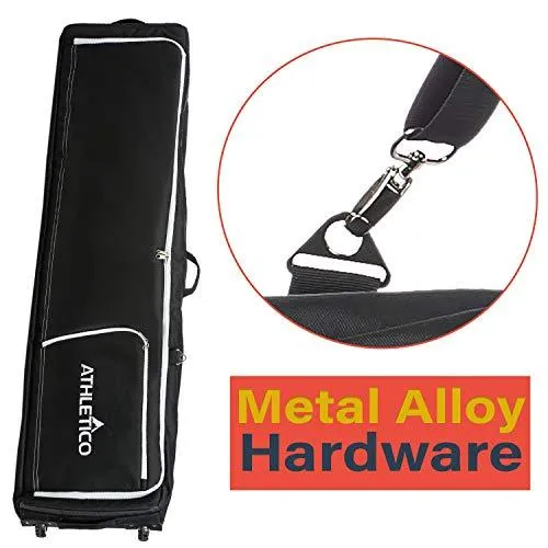 Athletico Rolling Double Ski Bag