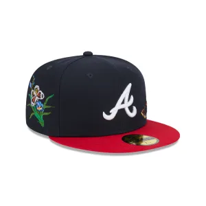 Atlanta Braves Felt X MLB 59FIFTY Cerrada