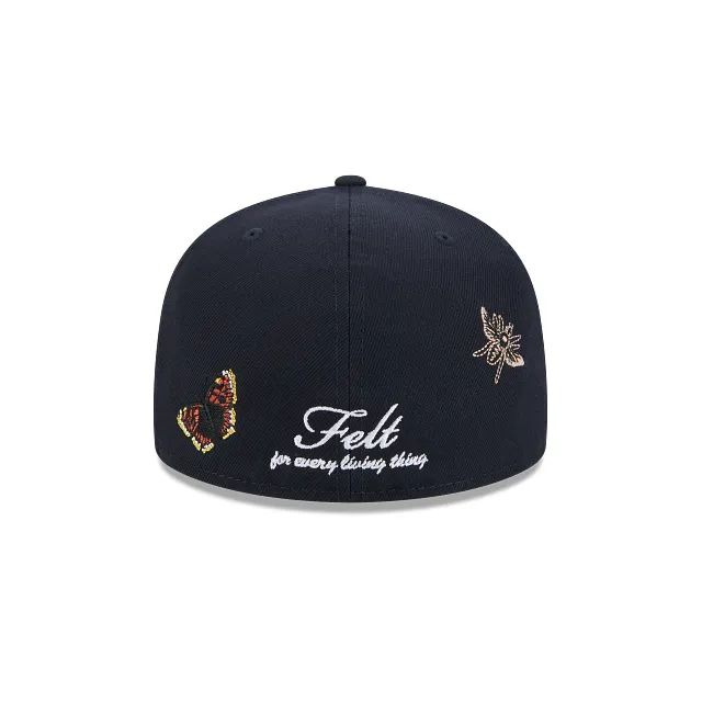 Atlanta Braves Felt X MLB 59FIFTY Cerrada