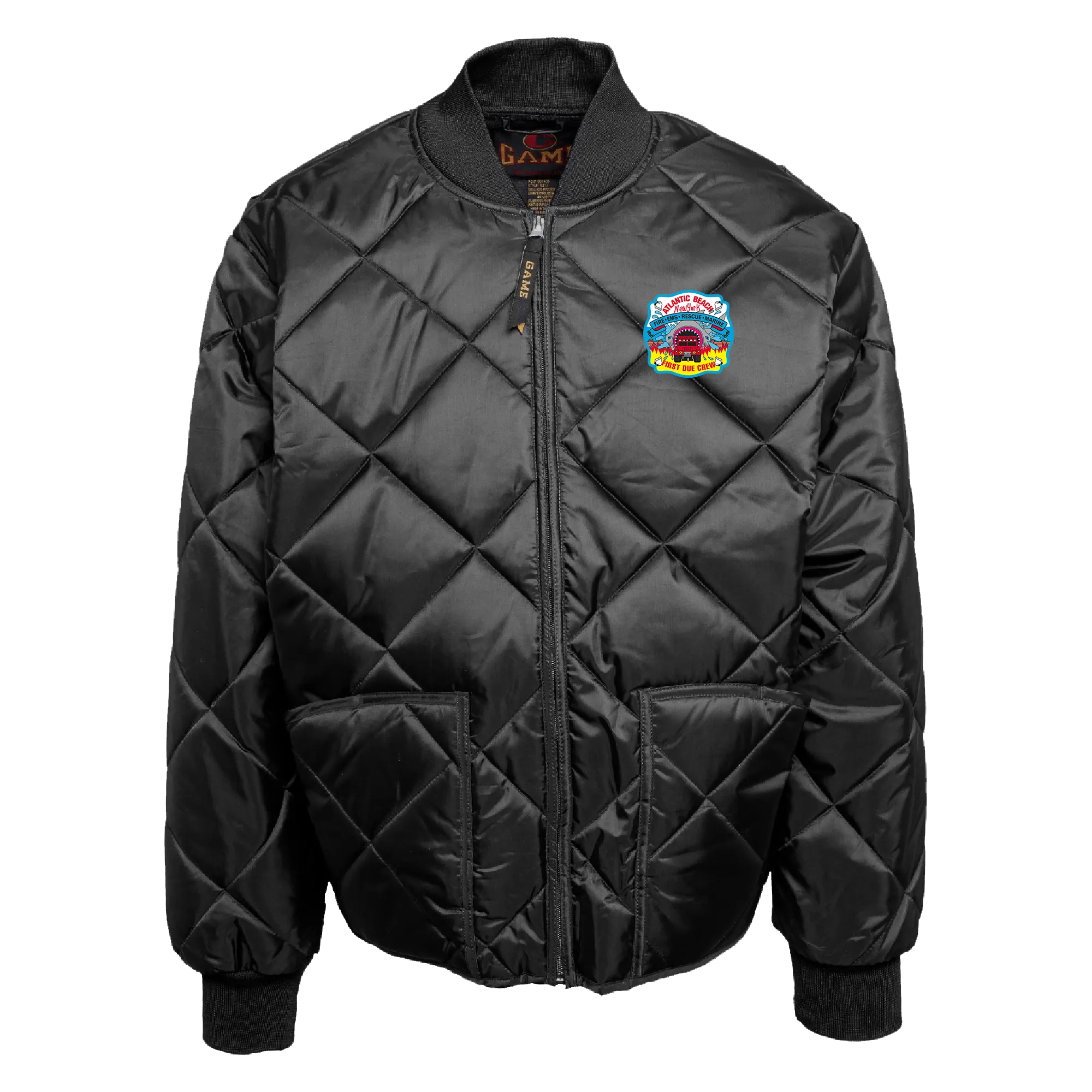 Atlantic Beach The Bravest Diamond Quilt Jacket