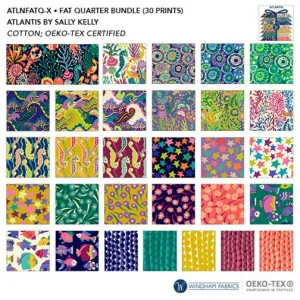 Atlantis Fat Quarter Bundle by Sally Kelly (30 Fat Quarters)