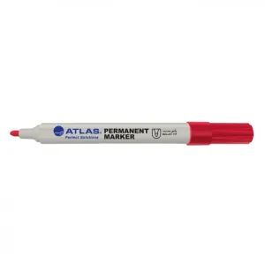 Atlas Permanent Marker Bullet Red