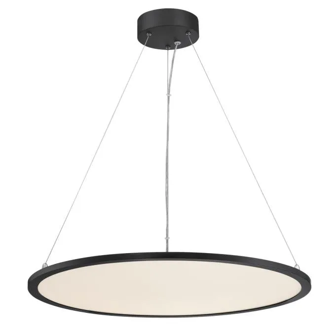 Atler LED Indoor Chandelier, Matte Black Finish