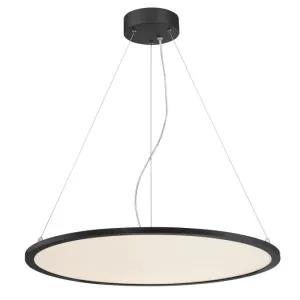 Atler LED Indoor Chandelier, Matte Black Finish