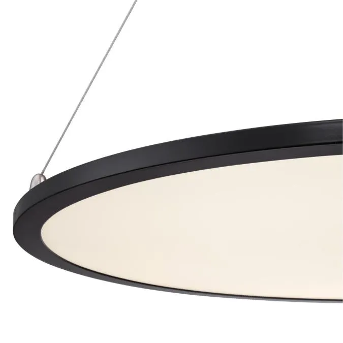 Atler LED Indoor Chandelier, Matte Black Finish